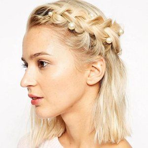 Pearl Spiral Hair Pins (Gold)